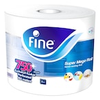 Buy Fine Kitchen Tissue Roll 750Meters X 2 Ply 1 Mega Roll in UAE