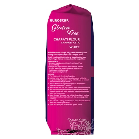 Eurostar Gluten-Free White Chapatti Flour 1.5kg