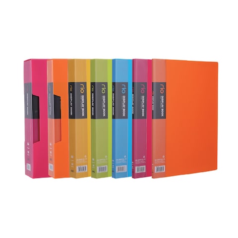 Deli Vivid 60 Pocket Display Book Blue