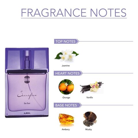 Buy Ajmal Sacrifice Eau De Parfum For Women 50ml Online