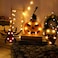 Halloween Pumpkin Orange with LED Lights 19.7x16.2cm
