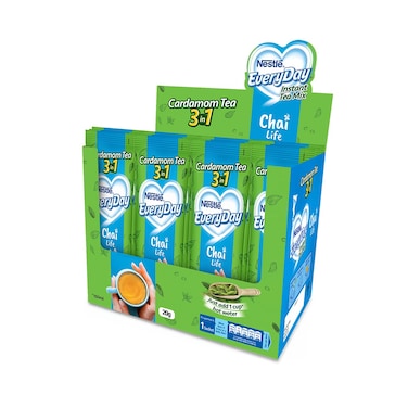Nestle Everyday Cardamom Chai Life 3 In 1  Sachet 20 gr (Pack of 25)