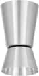 RAJ BAR PEG MEASURE , 25/50 ML , SILVER, BPM003 , 1 PC
