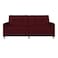 In House Leen 2 In 1 Sofabed Linen Upholstered - Burgundy