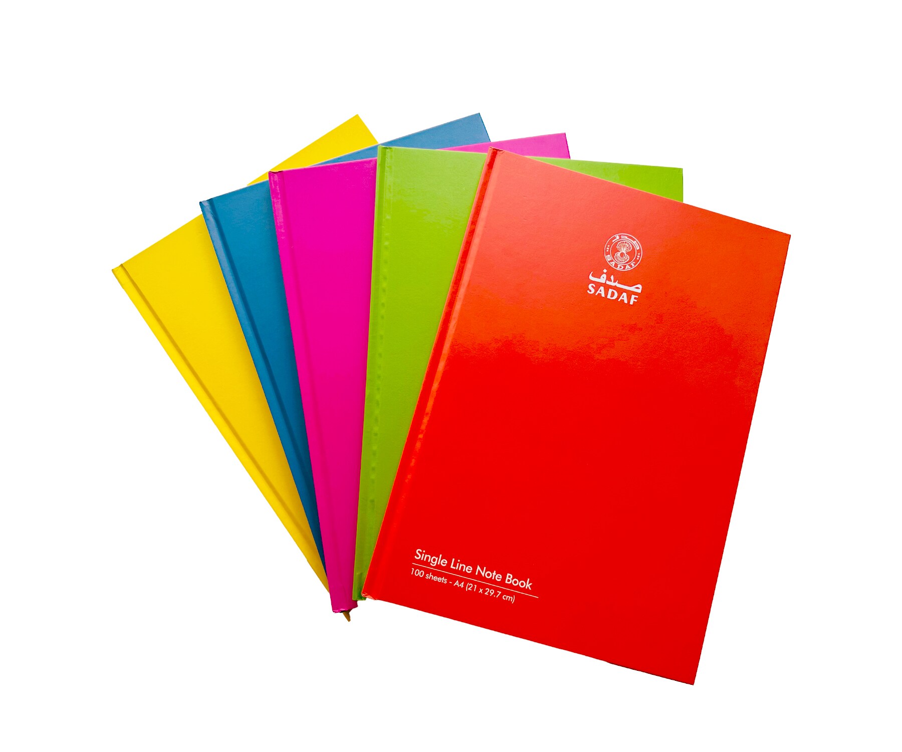 Buy SINGLE LINE HARD COVER NOTE BOOK 100 SHEET A4 SIZE 21X29.7 CM PACK ...