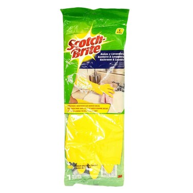 Scotch Brite Bathroom And Laundry Gloves Large