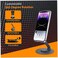 Xonic Mobile Phone Stand For Desktop With 360&deg; Rotating Base, Adjustable and Foldable Aluminum Mobile Phone Holder, Compatible For All 4.0"-11" Phones And Tablets
