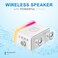 Remson Omni 15W Digital LED RGB Alarm Clock with Wireless Charger and Speaker &ndash; White