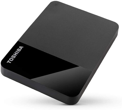 Toshiba 4TB Canvio Ready Portable Hard Drive USB 3.2 Gen1 matte and gloss finish Black - HDTP340EK3CA