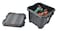 TACTIX - 30 Litre - Heavy Duty Storage Box - 40.8 W x 38.3 D x 32.5 H cm - Black - TTX-320500