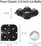 Ice Ball Maker, 1 Pcs DOPGL Large Black Sphere Mold Silicone Ice Cube Trays for Whisky -2 Inch Round Ice Cube Mold