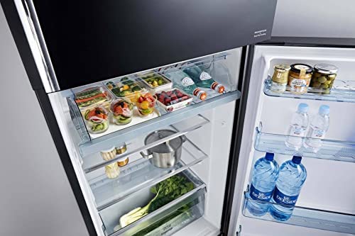 Hitachi 366L Net Capacity Top Mount Inverter Refrigerator, Platinum Silver, RVX505PUK9KPSV