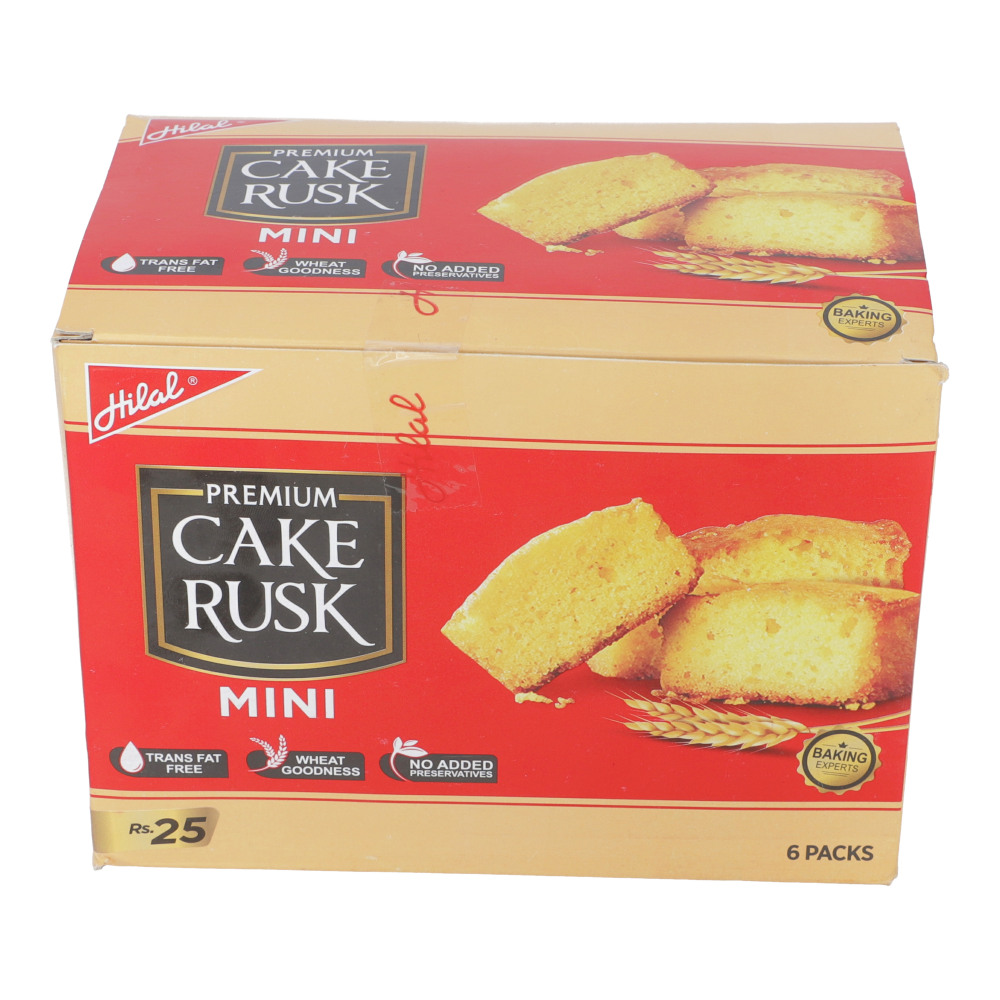 Hilal Premium Cake Rusk Mini (Pack of 6)