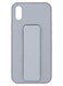 Zolo Finger Grip Holder and standing cover with Car Magnetic Multi-function Shockproof Protective Case Cover For iphone X / Xs Grey