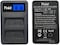 DMK Power FW-50 Battery LCD Dual USB Charger for SONY A7II A7R A7S,Alpha A6300 A6000 A5000 .NEX 5T