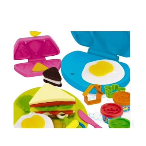 FITTO Non-Dry Bulk Modeling Clay Dough Breakfast 5D - Educational Toy for Kids