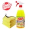 Combo Offer - Buy Classic Dasty Degreaser Multi Purpose Cleaning Spray 1 L + Absorbent Microfiber Towel, Microfiber Cleaning Cloth, Car Wash Towel 45*38 Size (3 Pcs)