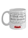 muGGyz Printed Ceramic Coffee Mug White