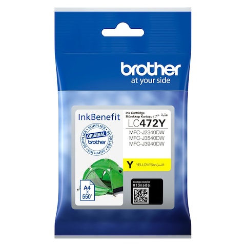 Brother Ink Cartridge LC472Y Yellow