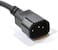 DKURVE IEC C14 To IEC C7 Power Cable - 18AWG, 2M Moulded Cable, 2.5 Amp, Black, cable For TVs, Monitors, Printers, and More