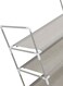 Urban Utility  4-Tier Stackable Shoe Rack, Expandable &amp; Adjustable Shoe Shelf Storage Organizer, Metal Mesh, Silver