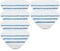 SPARES2GO Washable Cover Pads for Beldray 5-in-1 9-in-1 Steam Cleaner Mop (Pack of 6)