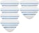 SPARES2GO Washable Cover Pads for Beldray 5-in-1 9-in-1 Steam Cleaner Mop (Pack of 6)
