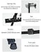 Generic Jiali Officeproducts Display Stand Easel Telescopic Tripod Sketching Rack Organizer Tools Artist Painting Accessories Portable Telescopic Metal Easel Tripod