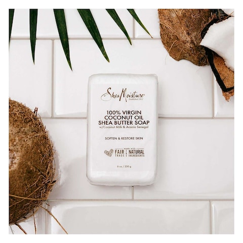 Shea Moisture 100% Virgin Coconut Oil Shea Butter Soap 230g