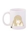 Girl Printed Mug White/Beige Standard Size