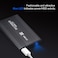 Generic-2.5 Inch HDD Case USB2.0 to SATA HDD Converter Adapter External Case Hard Disk Drive Box External HDD Enclosure(Black)
