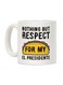 muGGyz German Longhair Cat Dad Coffee Mug White
