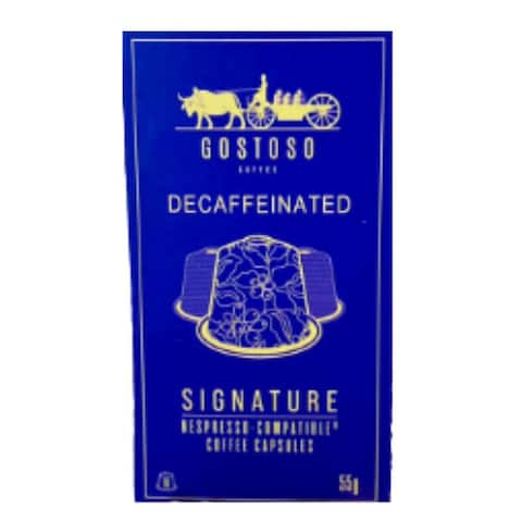 Gostoso Signature Decaffeinated Nespresso Coffee 10 Capsules