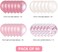 Party Time Pink and White Balloons, Pink Confetti Balloons White Balloons Total 90 pcs Latex Party Balloons for Hen Party Wedding Baby Shower Birthday Party Decoration