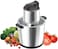Techno Best Food Chopper 10 Liters Stainless Steel, 1000W, 4 Sharp Blades For Meat, Vegetables, Nuts &amp; Fruit, BSC-10L