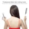 Generic-Salon Hair Plastic Hair Cutting Comb Stainless Steel Comb Handle Professional Barber Hairdressing Comb