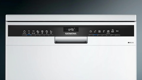 Siemens iQ300 Free-Standing Dishwasher 60 cm White, SN23HW65MM