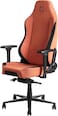 APEX Chair Premium Ergonomic Gaming Chair with Memory Foam Pillows Magnetic Headrest  Integrated Lumbar Support By Navodesk SOFT FABRIC CORAL RED