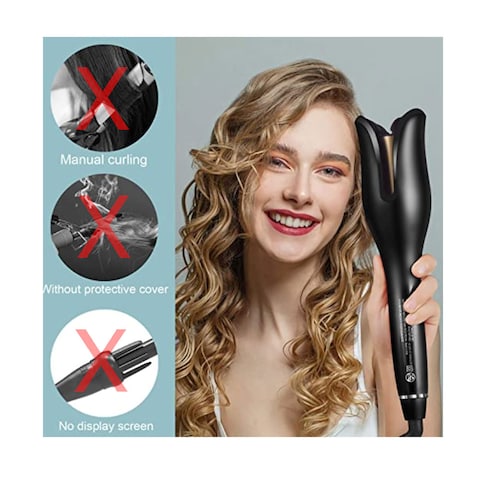 Professional Automatic Curling Iron Air Curler Spin N Curl 1 Inch Ceramic Rotating Curler