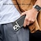 Monocarbon Real Carbon Fiber Magnetic Wallet [Magsafe Compatible] Card Holder For iPhone 14 iPhone 13 And iPhone 12 Series - Black