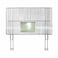 Somagic Double Rectangular Grid 68X40Cm Silver