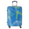 VIP Dual Edge Printed 4-Wheel Hard Casing Check-In Trolley Blue 65cm