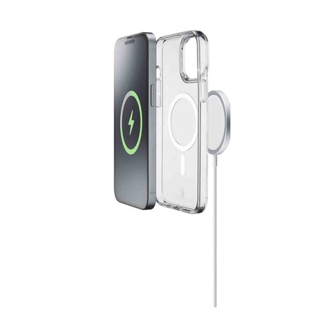 Cellularline Gloss Mag Magnetic case for charging and attaching to the MagSafe charger for iPhone 14 Pro