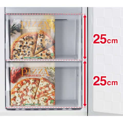 Hitachi Bottom Freezer Refrigerator Glass Black 320L Net Capacity RBG410PUK6GBK