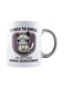 muGGyz Printed Ceramic Coffee Mug White