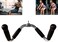 ULTIMAX Barbell Deluxe Revolving Bar, Solid Steel Tricep Press Down Bar with Rubber Handgrips &amp; Revolving Hanger, Multi-Exerciser Cable Attachment Bar