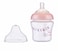 Nuby Little Moments Slow Flow SoftFlex Bottle  - 180 ml,Pink