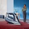 Philips Domestic Appliances Azur 8000 Series Steam Iron - 55 g/min Continuous Steam, 240 g Steam Boost, 3000 W, OptimalTEMP Technology, SteamGlide Elite, Light Blue (DST8020/26)
