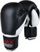 Max Strength Boxing Gloves Kickboxing Punching Training Muay Thai UFC Fight Mitts MMA Black/White