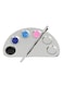 Makeup Mixing Palette With Spatula Silver